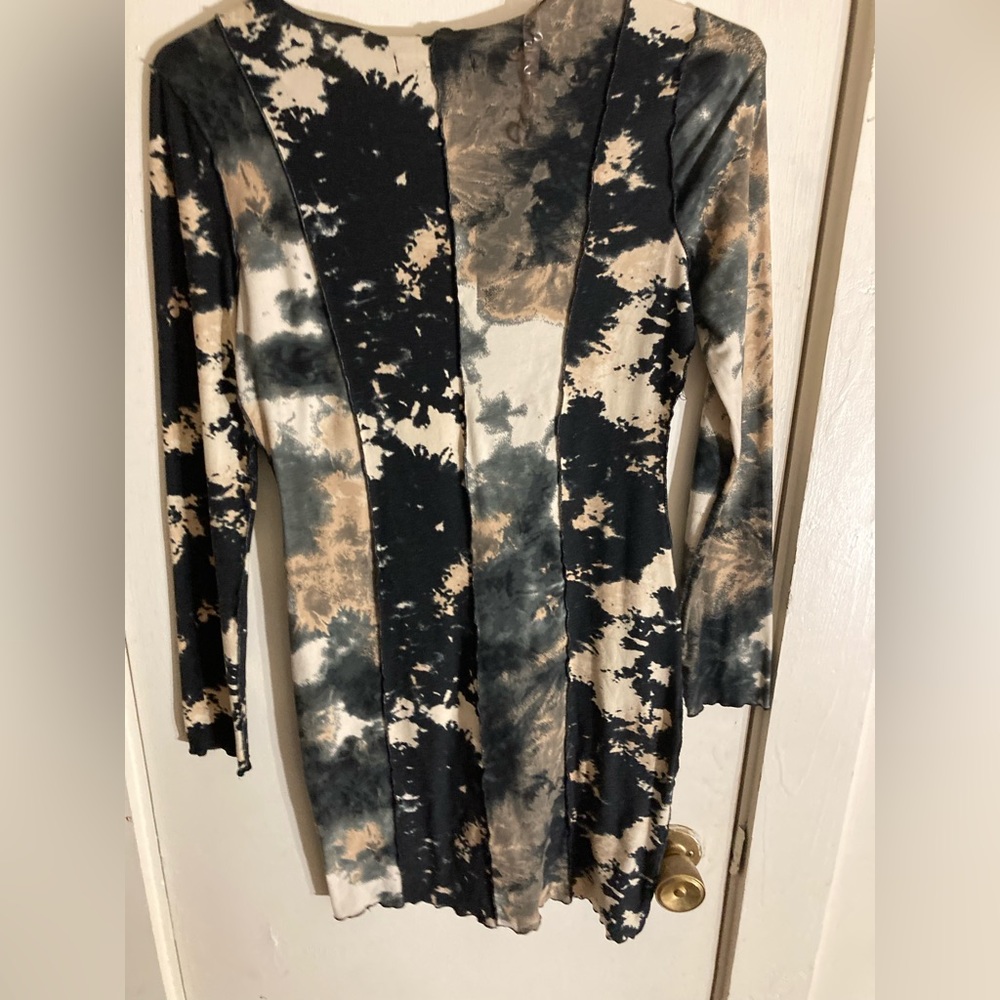 Beautiful Multicolored Neutral Dress